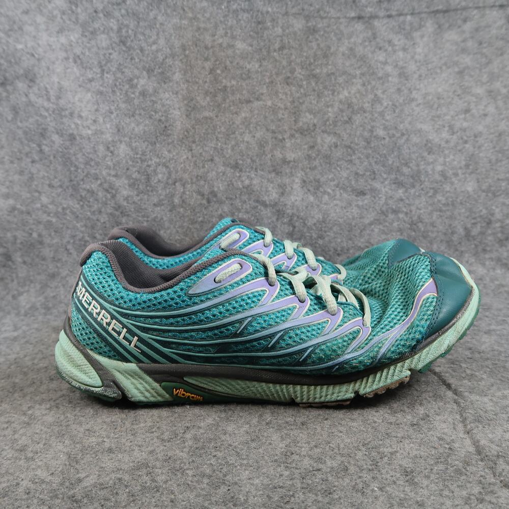 Merrell Shoes Womens 8.5 Athletic Trainer Bare Access Arc 4 Trail Running Blue